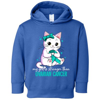Ovarian Cancer Awareness Gift Toddler Hoodie