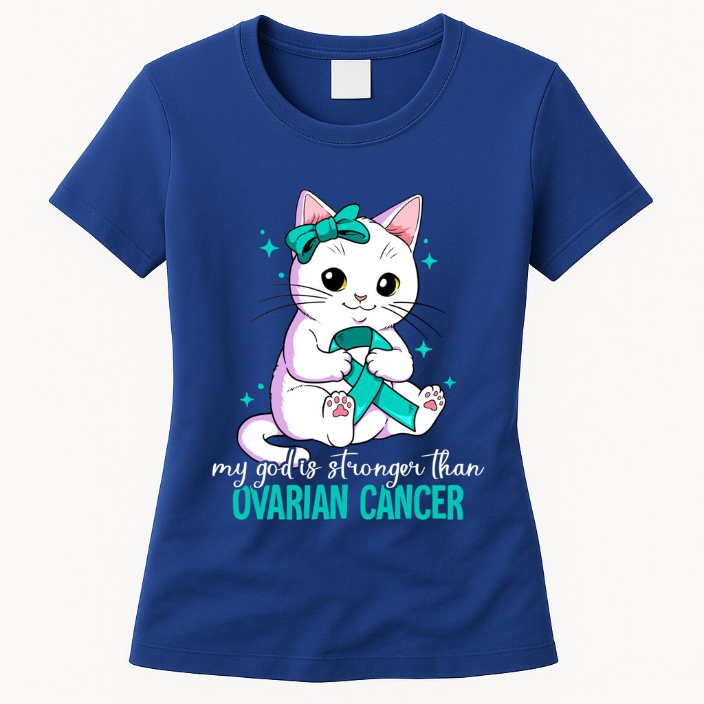 Ovarian Cancer Awareness Gift Womens T-Shirt