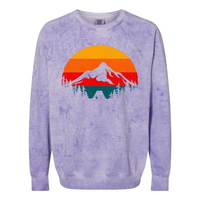 Outdoor Camping Apparel Hiking Backpacking Camping Colorblast Crewneck Sweatshirt