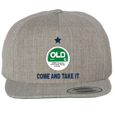 Oldrow Come And Take It Wool Snapback Cap