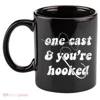 One Cast And Youre Hooked Fishing 11oz C Handle Ceramic Mug