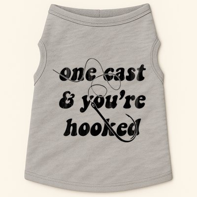 One Cast And Youre Hooked Fishing Doggie Tank