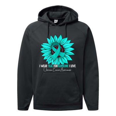 Ovarian Cancer Awareness Gift Ovarian Cancer Awareness Performance Fleece Hoodie