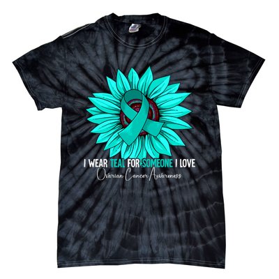 Ovarian Cancer Awareness Gift Ovarian Cancer Awareness Tie-Dye T-Shirt