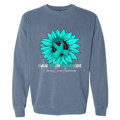 Ovarian Cancer Awareness Gift Ovarian Cancer Awareness Garment-Dyed Sweatshirt