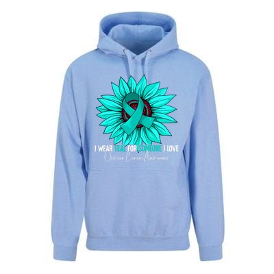 Ovarian Cancer Awareness Gift Ovarian Cancer Awareness Unisex Surf Hoodie