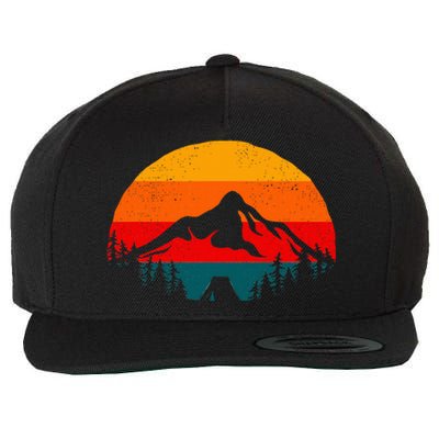 Outdoor Camping Apparel Hiking Backpacking Camping Wool Snapback Cap