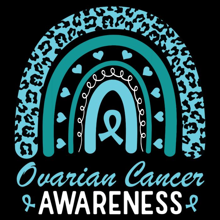Ovarian Cancer Awareness Month Teal Rainbow Ribbon Zip Tote Bag