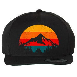 Outdoor Camping Apparel Hiking Backpacking Camping Wool Snapback Cap