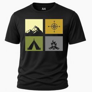 Outdoor Camping Apparel Hiking Backpacking Camping Cooling Performance Crew T-Shirt