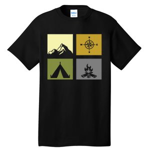 Outdoor Camping Apparel Hiking Backpacking Camping Tall T-Shirt