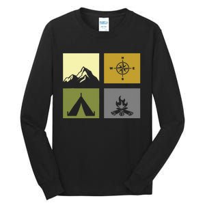 Outdoor Camping Apparel Hiking Backpacking Camping Tall Long Sleeve T-Shirt