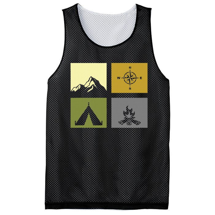 Outdoor Camping Apparel Hiking Backpacking Camping Mesh Reversible Basketball Jersey Tank