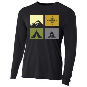 Outdoor Camping Apparel Hiking Backpacking Camping Cooling Performance Long Sleeve Crew