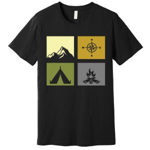 Outdoor Camping Apparel Hiking Backpacking Camping Premium T-Shirt