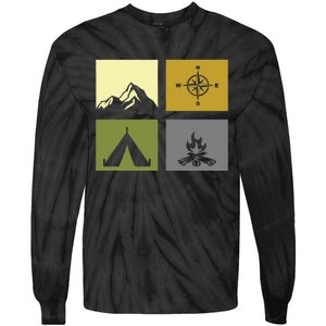 Outdoor Camping Apparel Hiking Backpacking Camping Tie-Dye Long Sleeve Shirt