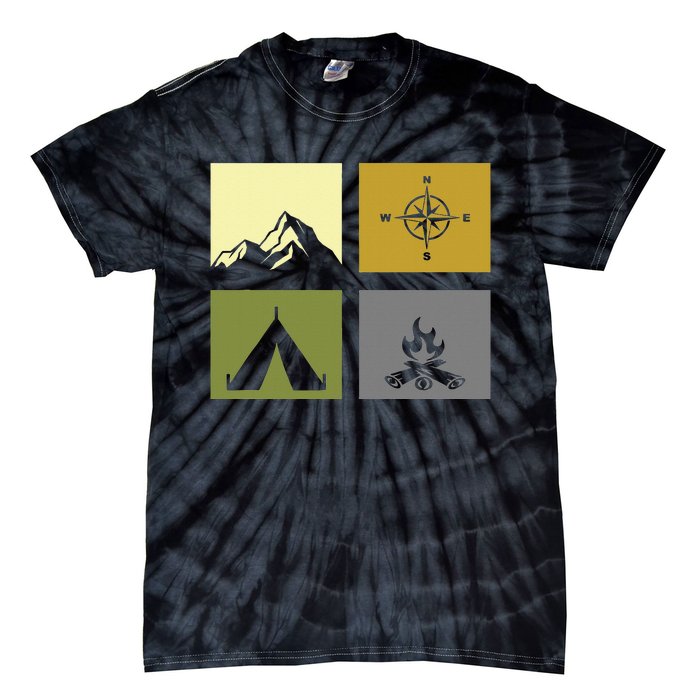 Outdoor Camping Apparel Hiking Backpacking Camping Tie-Dye T-Shirt