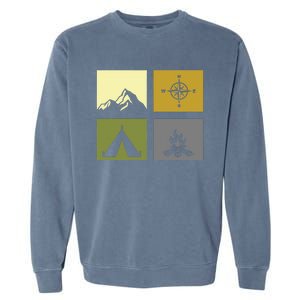 Outdoor Camping Apparel Hiking Backpacking Camping Garment-Dyed Sweatshirt