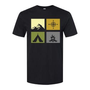 Outdoor Camping Apparel Hiking Backpacking Camping Softstyle CVC T-Shirt