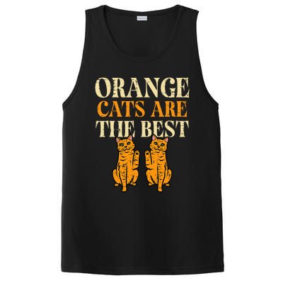 Orange Cats Are The Best Feline Tabby Kitty PosiCharge Competitor Tank