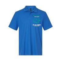 Ovarian Cancer Awareness My Daughter Together Teal Ribbon Gift Softstyle Adult Sport Polo