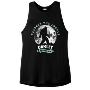 Oakley California Bigfoot Night Walk Retro Ladies PosiCharge Tri-Blend Wicking Tank