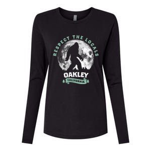 Oakley California Bigfoot Night Walk Retro Womens Cotton Relaxed Long Sleeve T-Shirt