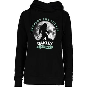 Oakley California Bigfoot Night Walk Retro Womens Funnel Neck Pullover Hood