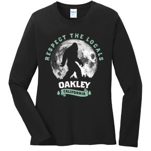 Oakley California Bigfoot Night Walk Retro Ladies Long Sleeve Shirt