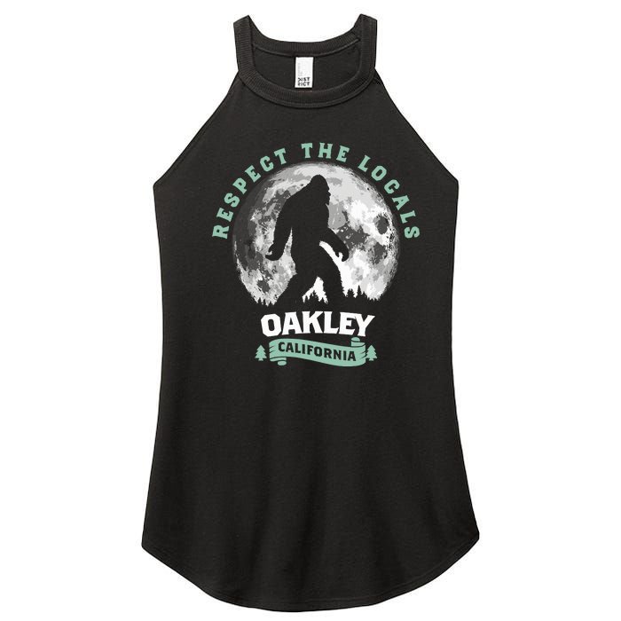 Oakley California Bigfoot Night Walk Retro Women's Perfect Tri Rocker Tank