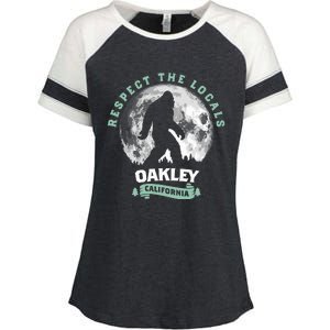 Oakley California Bigfoot Night Walk Retro Enza Ladies Jersey Colorblock Tee