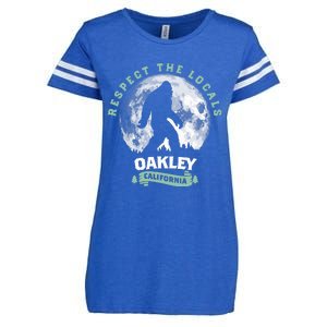 Oakley California Bigfoot Night Walk Retro Enza Ladies Jersey Football T-Shirt