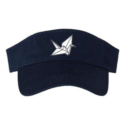 Origami Crane Blackwork Minimal Valucap Bio-Washed Visor