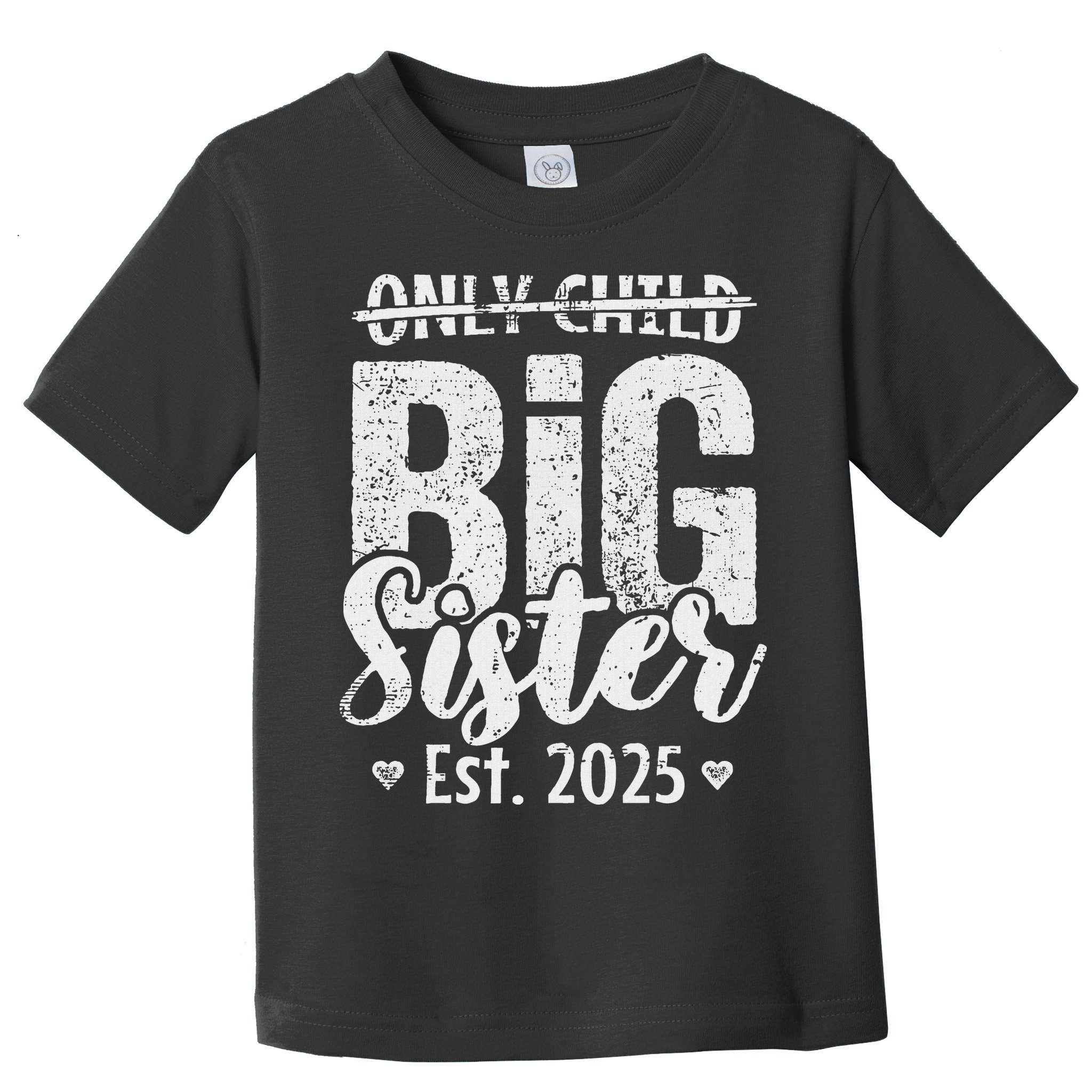Only Child Big Sister 2025 Big Sis 2025 Ns Toddler T-Shirt