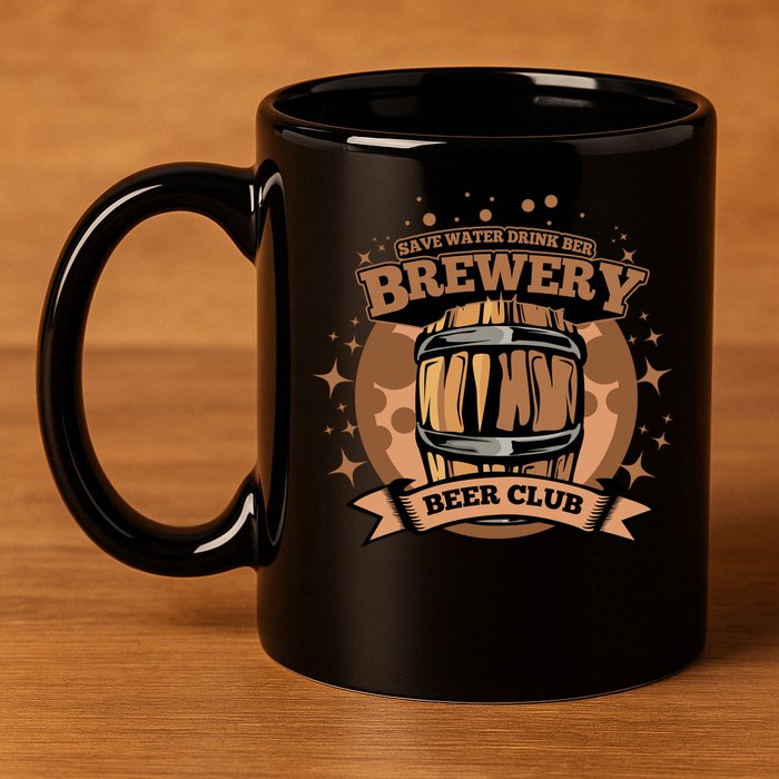 Original Craft Beer Brewery 11oz C Handle Ceramic Mug