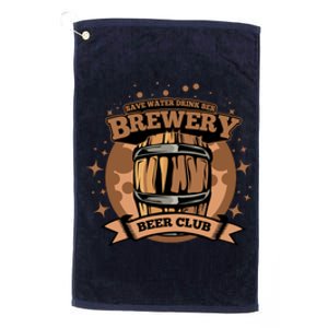 Original Craft Beer Brewery Platinum Collection Golf Towel