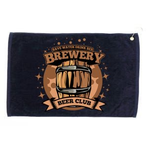 Original Craft Beer Brewery Grommeted Golf Towel