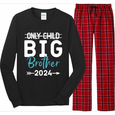 Only Child Big Brother 2024 Promoted To Big Brother 2024 Long Sleeve Pajama Set