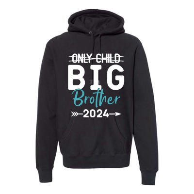 Only Child Big Brother 2024 Promoted To Big Brother 2024 Premium Hoodie