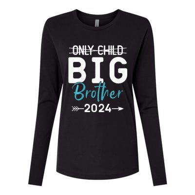 Only Child Big Brother 2024 Promoted To Big Brother 2024 Womens Cotton Relaxed Long Sleeve T-Shirt