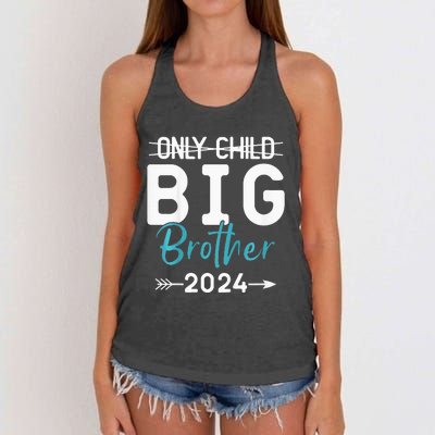 Only Child Big Brother 2024 Promoted To Big Brother 2024 Women's Knotted Racerback Tank