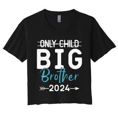 Only Child Big Brother 2024 Promoted To Big Brother 2024 Women's Crop Top Tee