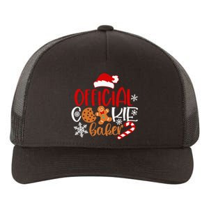 O.fficial Cookie Baker Snowflakes Santa Pajama Xmas Yupoong Adult 5-Panel Trucker Hat