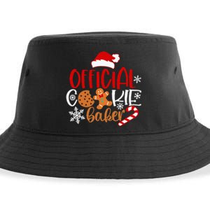 O.fficial Cookie Baker Snowflakes Santa Pajama Xmas Sustainable Bucket Hat