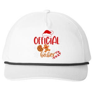 O.fficial Cookie Baker Snowflakes Santa Pajama Xmas Snapback Five-Panel Rope Hat