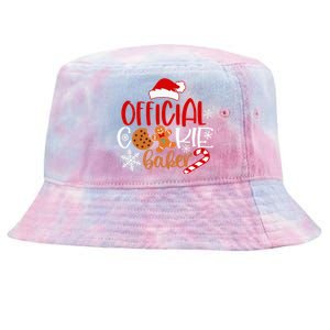 O.fficial Cookie Baker Snowflakes Santa Pajama Xmas Tie-Dyed Bucket Hat