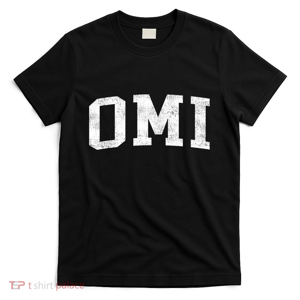 Omi Classic Bold Font Omi Birthday Gift T-Shirt