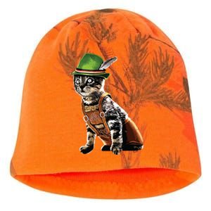 Oktoberfest Cat Bavarian Lederhosen Costume Alpine Hat Gift Kati - Camo Knit Beanie