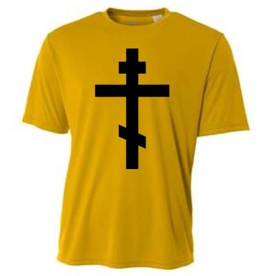 Orthodox Cross Byzantine Russian Orthodox Cross Cooling Performance Crew T-Shirt