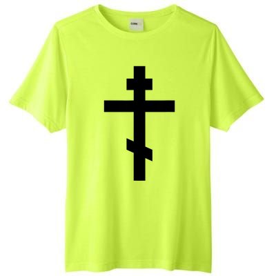 Orthodox Cross Byzantine Russian Orthodox Cross Tall Fusion ChromaSoft Performance T-Shirt